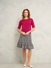 Hobbs Pink Leanne Knitted Top - Image 3 of 6