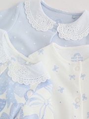 Blue Baby Sleepsuits 3 Pack (0mths-2yrs) - Image 10 of 13
