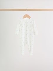 Blue Baby Sleepsuits 3 Pack (0mths-2yrs) - Image 4 of 13