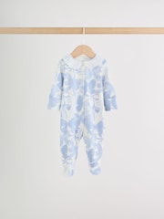 Blue Baby Sleepsuits 3 Pack (0mths-2yrs) - Image 5 of 13
