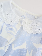 Blue Baby Sleepsuits 3 Pack (0mths-2yrs) - Image 8 of 13