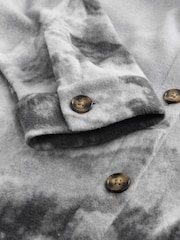 Grey Scene Polar Fleece Shacket - Image 6 of 7