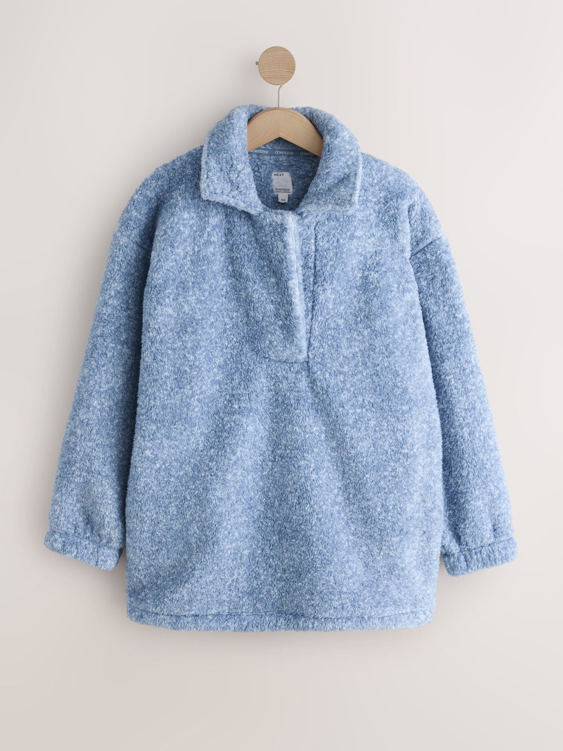 Buy Blue Rugby Borg Jumper from the Next UK online shop
