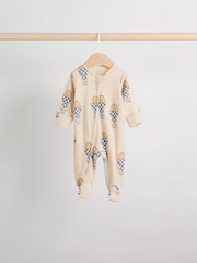 Minerals 4 Pack Two Way Zip Baby Sleepsuits (0mths-2yrs) - Image 6 of 14