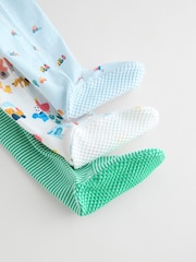 Multi Farm 3 Pack Baby Sleepsuits (0mths-2yrs) - Image 15 of 15