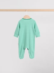Multi Farm 3 Pack Baby Sleepsuits (0mths-2yrs) - Image 4 of 15