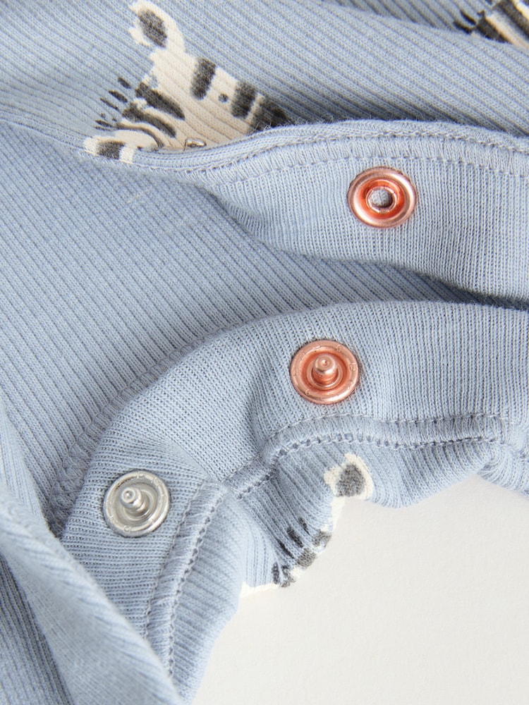 Multi Safari Animal Baby Sleepsuits 4 Pack (0mths-3yrs) - Image 15 of 15 Multi Safari Animal Baby Sleepsuits 4 Pack (0mths-3yrs) - Image 15 of 15