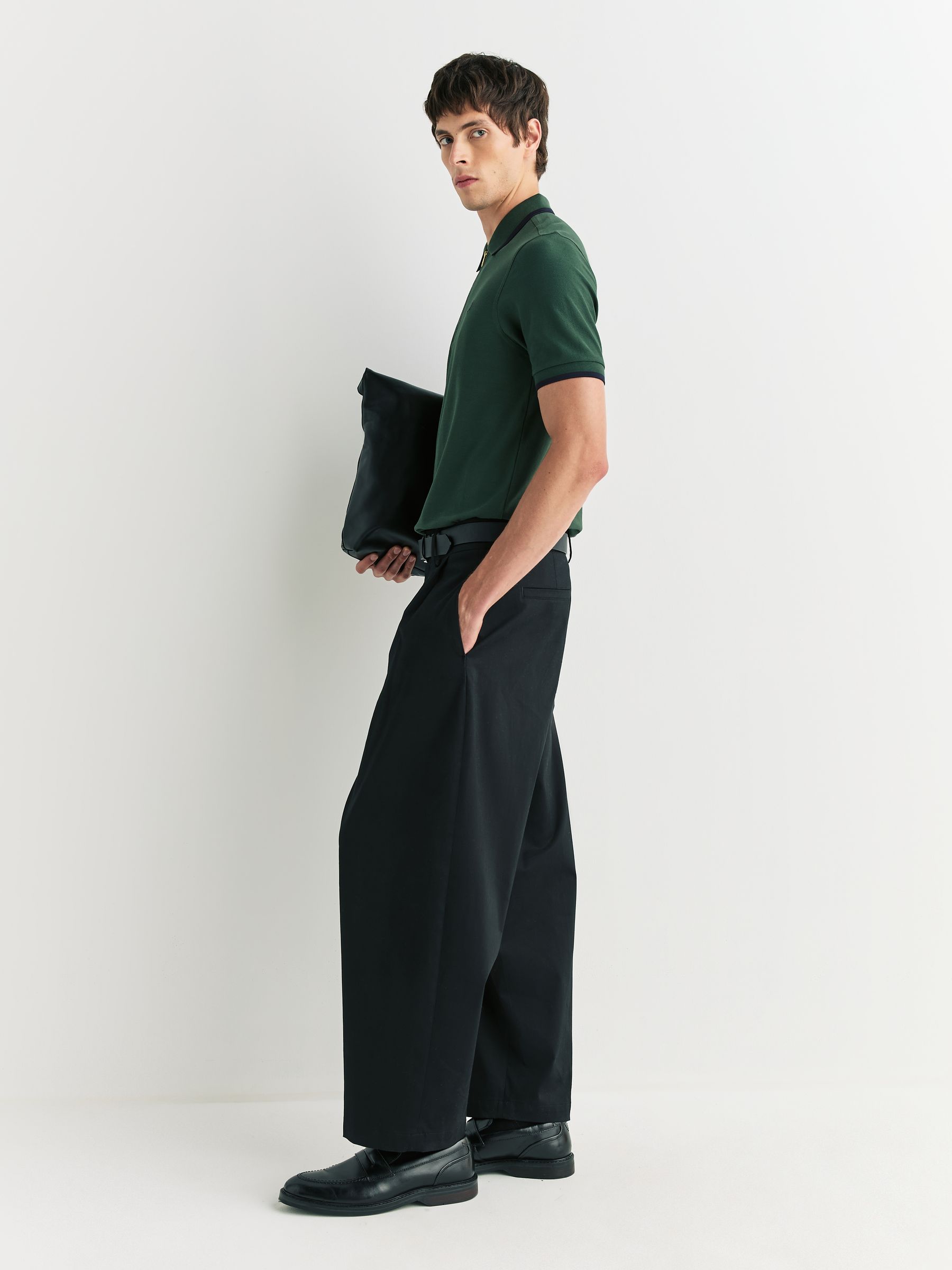 Satın al Yeşil - Fred Perry Krep Pike Polo Tişörtü Next Turkey