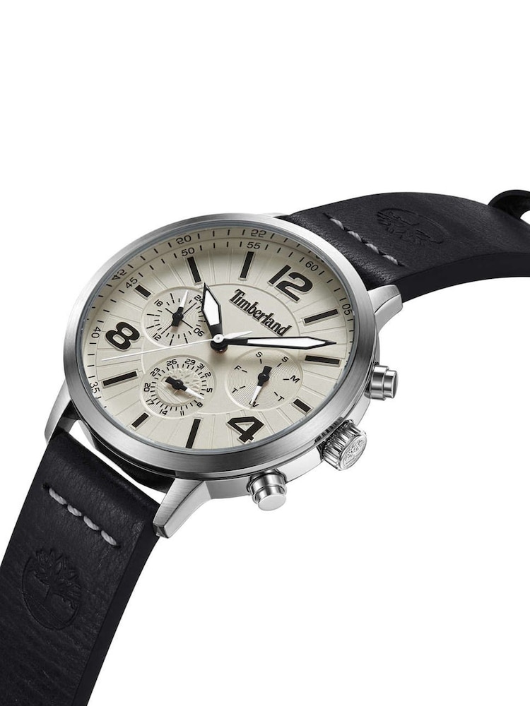 Timberland Louden Leather Strap 3ATM Black Watch - Image 4 of 4