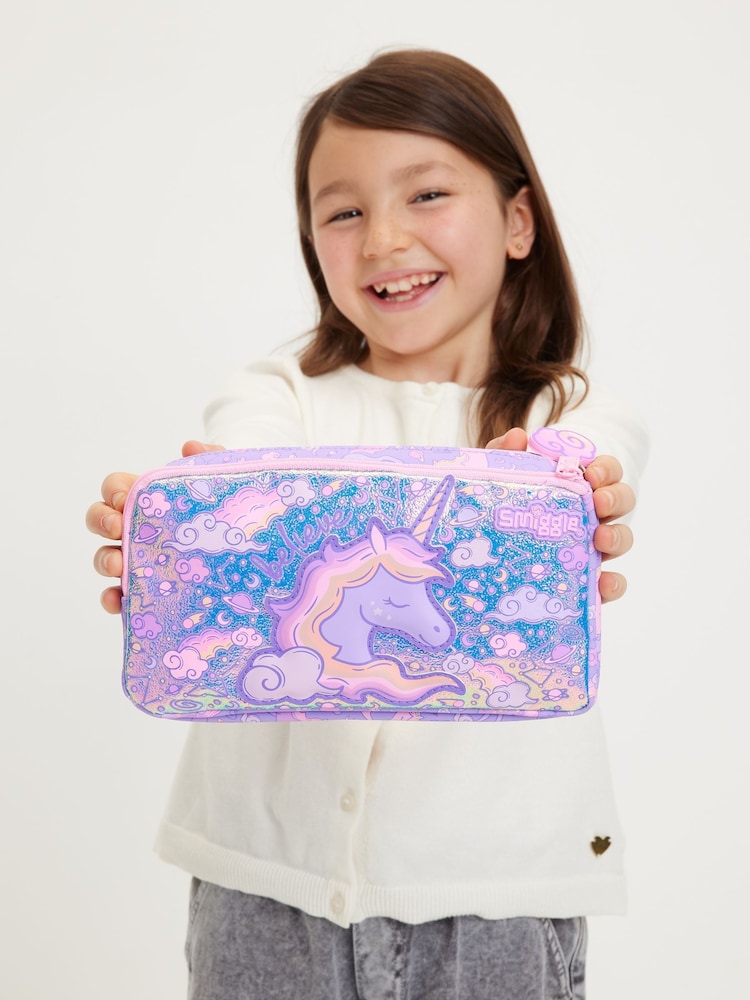 Smiggle Eclipse Pocket Character Pencil Case - Imagen 4 de 4