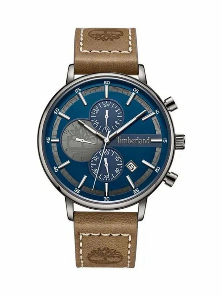 Timberland Sterling Leather Strap 3ATM Brown Watch - Image 1 of 4
