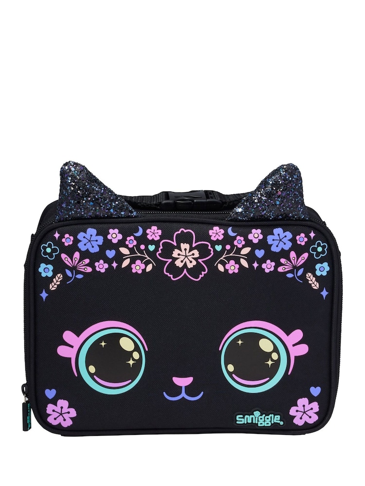 Smiggle Black Eclipse Oblong Attach Lunchbox - Image 1 of 4