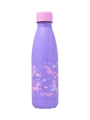 Smiggle Purple Eclipse Wonder Insulated Stainless Steel Drink Bottle 480ml - Image 1 of 1