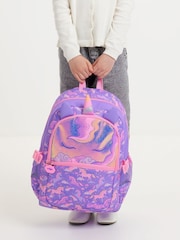 Smiggle Purple Eclipse Classic Attach Backpack - Image 1 of 5