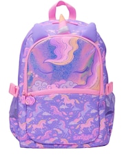Smiggle Purple Eclipse Classic Attach Backpack - Image 3 of 5