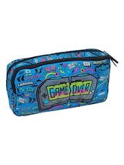 Smiggle Blue Eclipse Pocket Character Pencil Case - Image 1 of 3