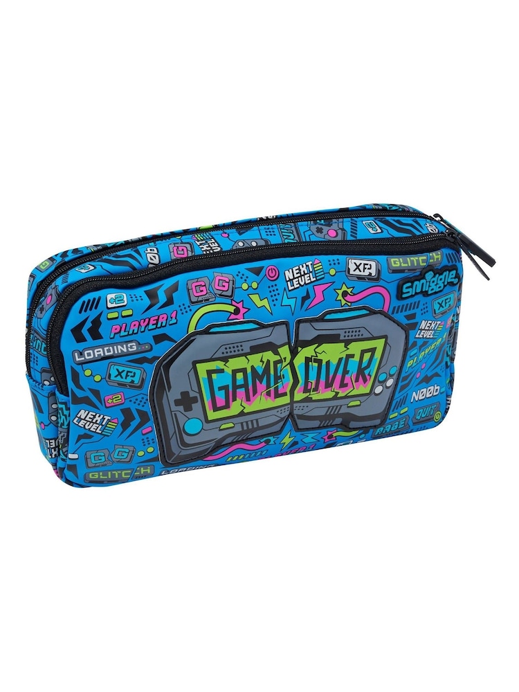 Smiggle Blue Eclipse Pocket Character Pencil Case - Image 1 of 3
