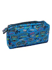 Smiggle Blue Eclipse Pocket Character Pencil Case - Image 2 of 3