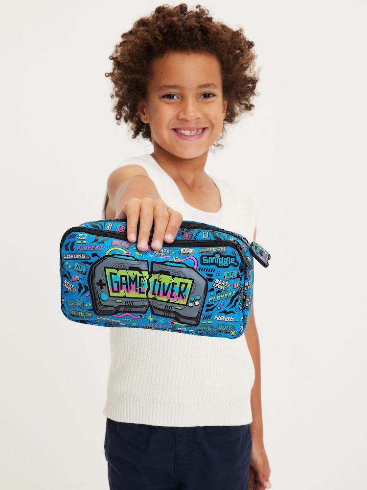 Smiggle Blue Eclipse Pocket Character Pencil Case - Image 3 of 3
