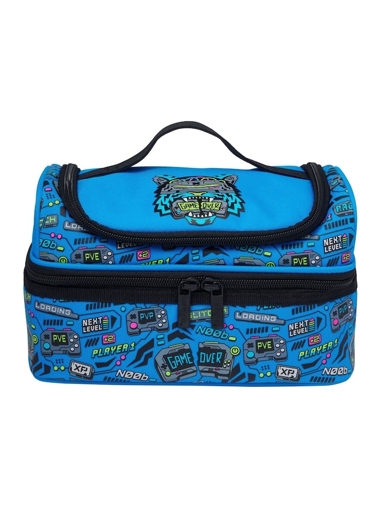 Smiggle Blue Eclipse Double Decker Lunchbox - Image 1 of 4