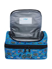 Smiggle Blue Eclipse Double Decker Lunchbox - Image 2 of 4