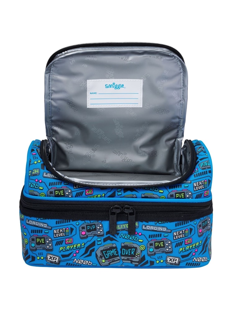Smiggle Blue Eclipse Double Decker Lunchbox - Image 2 of 4