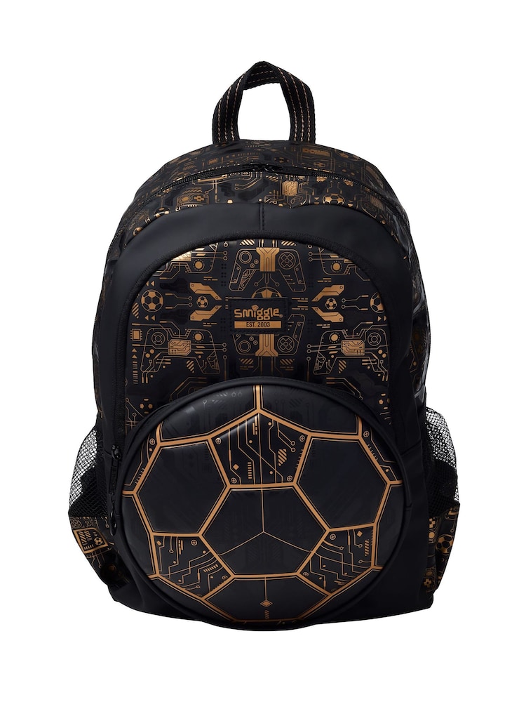 Smiggle Black Livewire Classic Backpack - Image 1 of 3