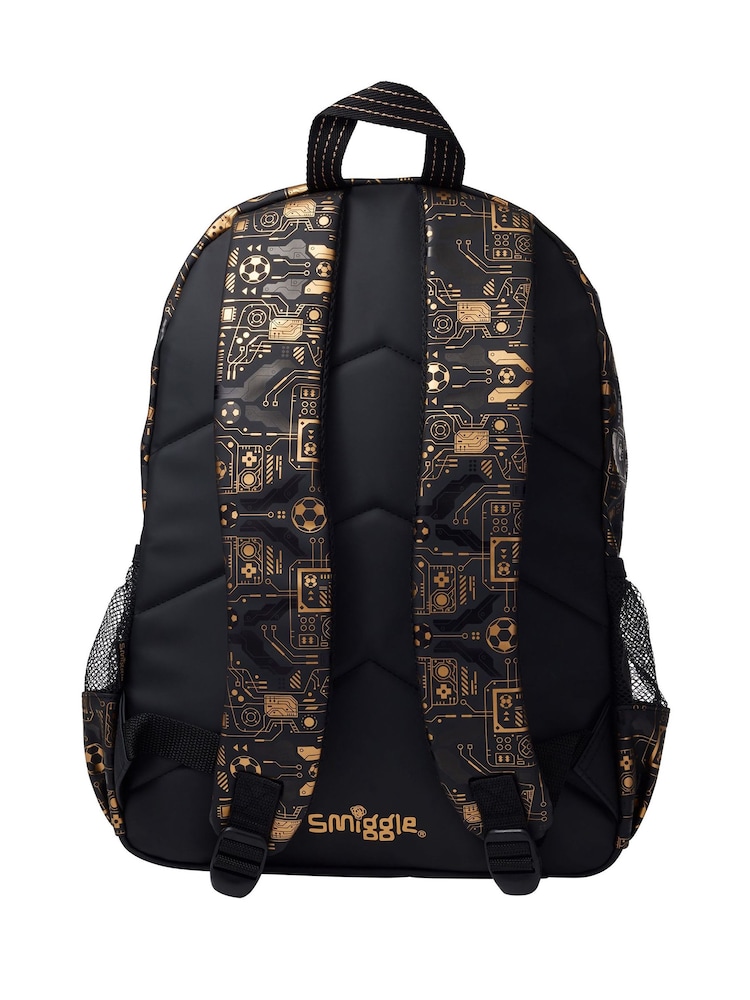 Smiggle Black Livewire Classic Backpack - Image 2 of 3