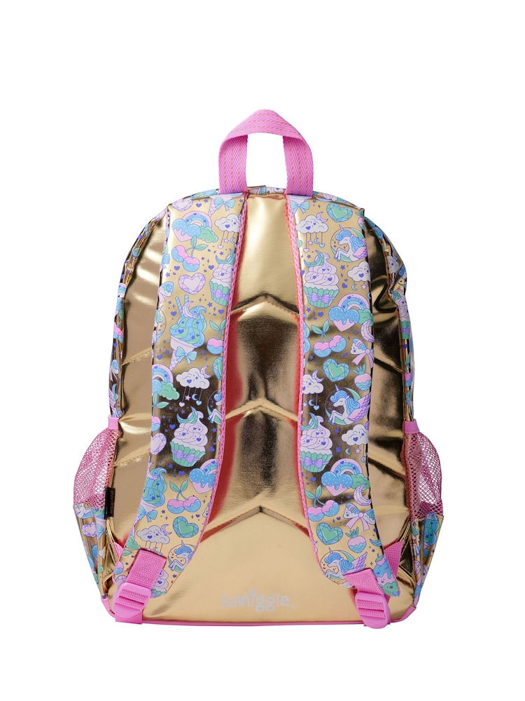 Smiggle Gold Radiant Classic Backpack - Image 2 of 3