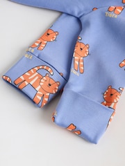 Multi Cotton Two Way Zip Baby Sleepsuits 5 Pack (0-2yrs) - Image 15 of 15