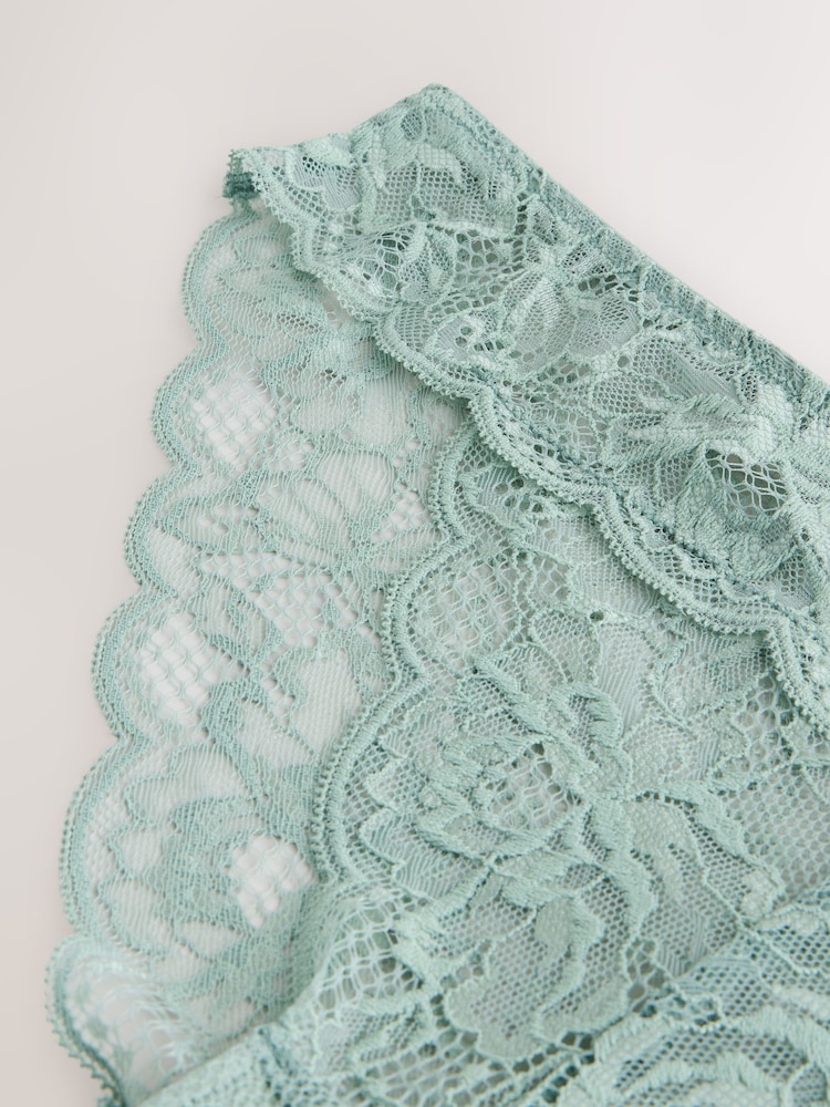 Green Lace Knickers - Image 11 of 11 Green Lace Knickers - Image 11 of 11