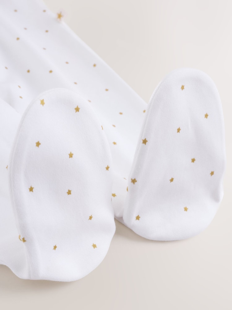 White Collar EID Baby Sleepsuit (0mths-2yrs) - Image 9 of 9 White Collar EID Baby Sleepsuit (0mths-2yrs) - Image 9 of 9