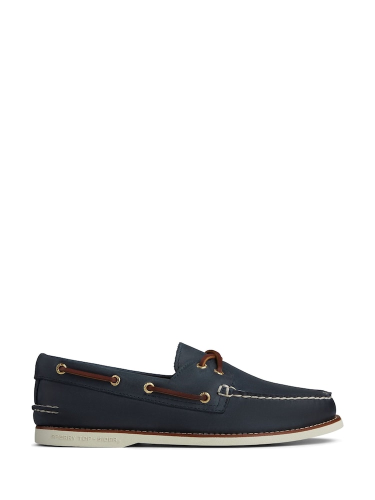 Sperry Blue Authentic Gold Cup Boat Shoes - Image 1 of 4
