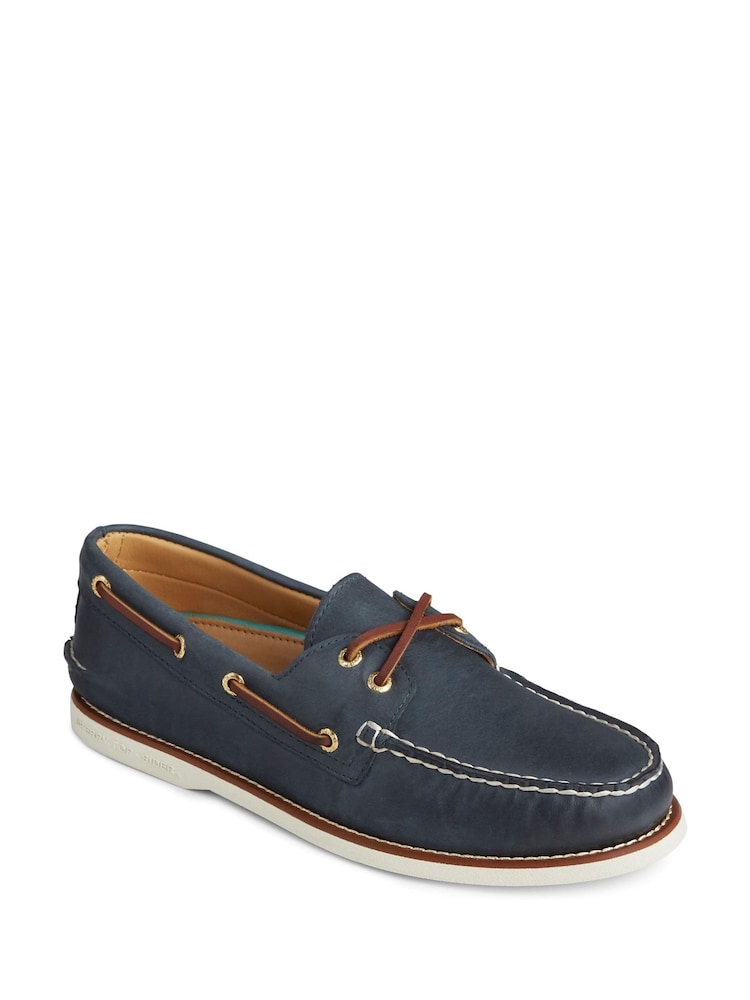 Sperry Blue Authentic Gold Cup Boat Shoes - Image 2 of 4