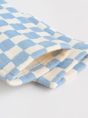 Blue 2 Pack Quilted Baby Sleepsuits - Image 12 of 14