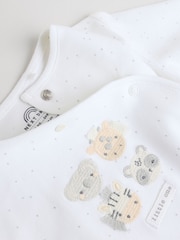 أبيض سافاري - حزمة من 3 قطع ملابس نوم (0 - 2 سنوات) - صورة 10 من 13