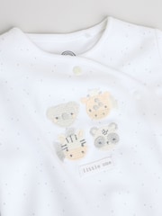 أبيض سافاري - حزمة من 3 قطع ملابس نوم (0 - 2 سنوات) - صورة 13 من 13