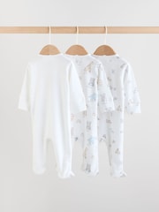 أبيض سافاري - حزمة من 3 قطع ملابس نوم (0 - 2 سنوات) - صورة 2 من 13