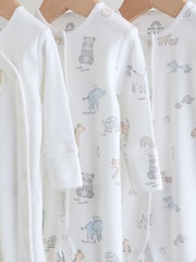 أبيض سافاري - حزمة من 3 قطع ملابس نوم (0 - 2 سنوات) - صورة 7 من 13
