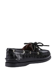 Sperry Authentic 2 Eye Boat Black Shoes - Image 2 of 4