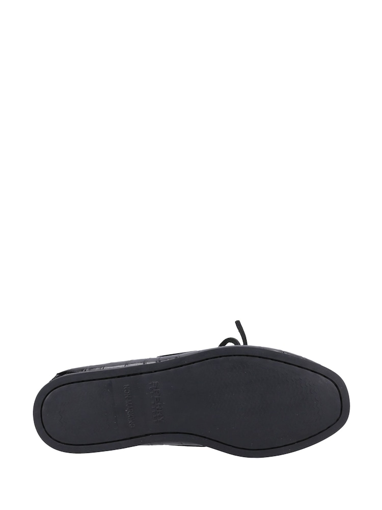 Sperry Authentic 2 Eye Boat Black Shoes - Image 4 of 4