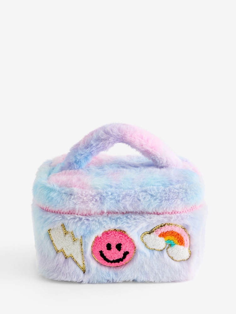 Girls Smiley Face Makeup Bag - Image 2 of 2 Girls Smiley Face Makeup Bag - Image 2 of 2