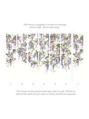 Ohpopsi Amethyst Trailing Wisteria 10M Wallpaper - Image 4 of 4