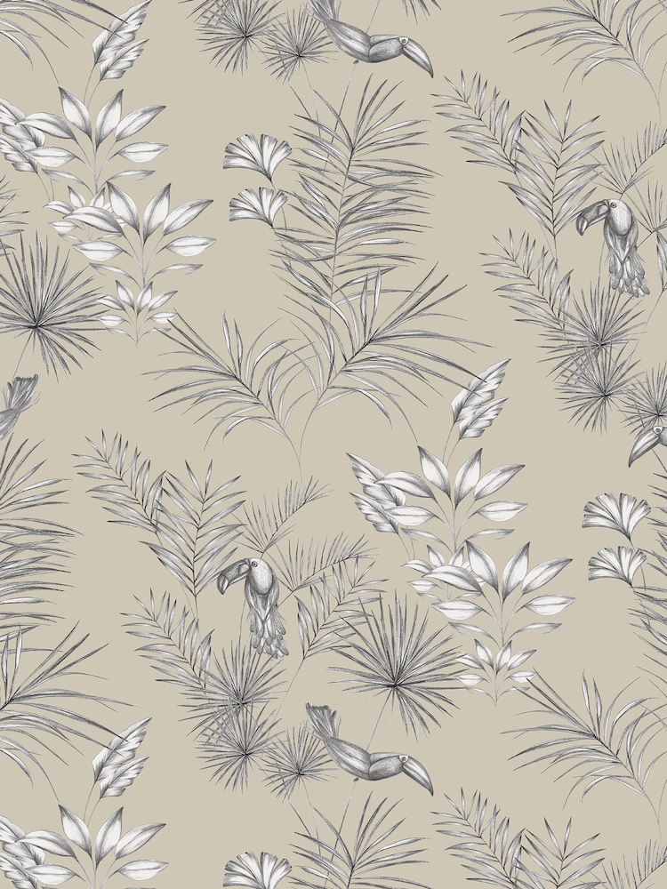 Ohpopsi Linen Toile Linen 10M Wallpaper - Image 2 of 2