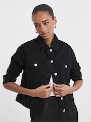 Negro - JD Williams Ultimate Stretch Denim Jacket - Imagen 4 de 4