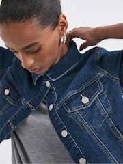 Azul - JD Williams Ultimate Stretch Denim Jacket - Imagen 4 de 4