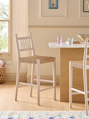 Nina Campbell Putty Alder Bar Stool - Image 1 of 2