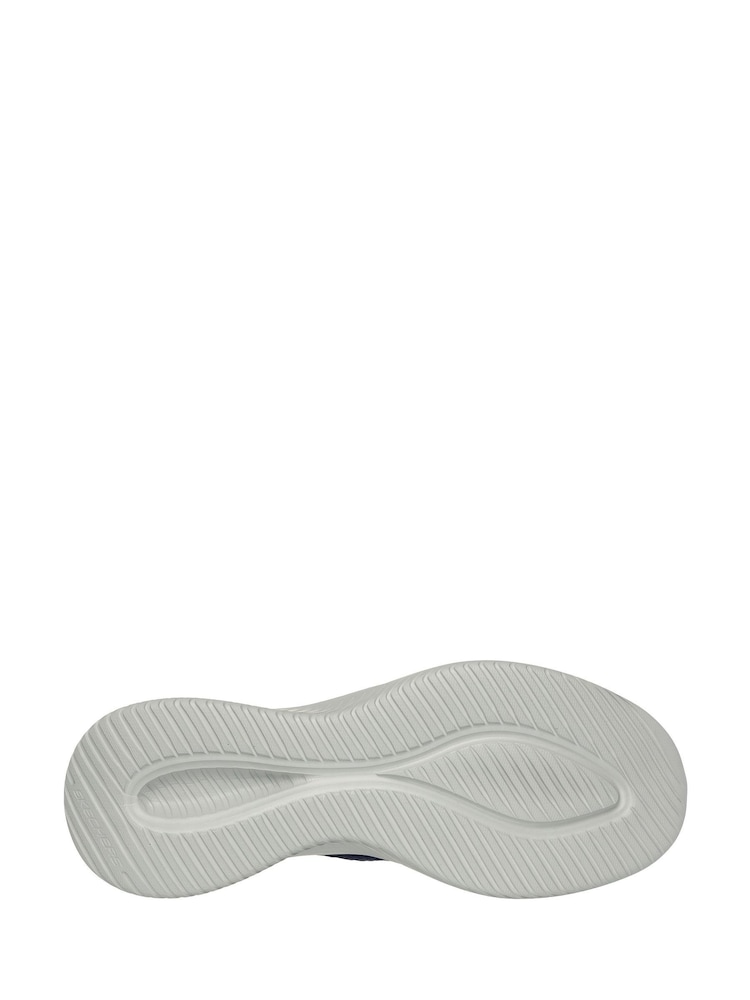 Mornarica - Skechers Širok kroj Ultra Flex 3.0 Športni copati Smooth Step Slip-Ins - Slika 4 iz 4
