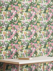 Hoopla Walls Flamingo Paradise 10M Wallpaper - Image 1 of 2