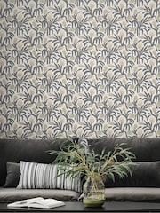 Hoopla Walls Black and White Chunky Flower 10M Wallpaper - Image 1 of 2